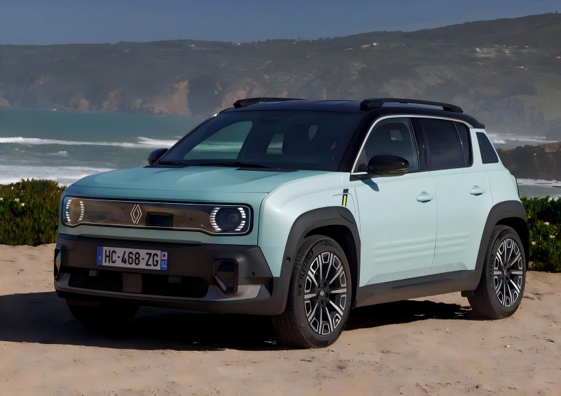 Renault 4 E-Tech의 공식 이미지 릴리스 : Light Green Paint 옵션 추가, 2025 년 해외 시장에 도달 할 것으로 예상됩니다.