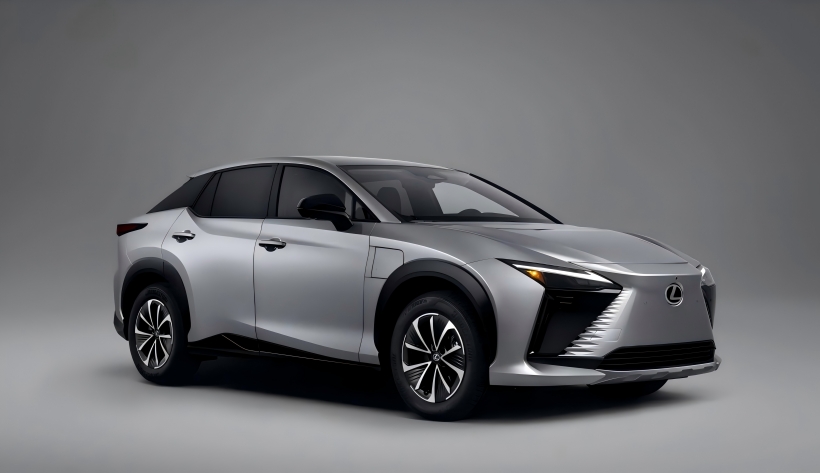 새로운 Lexus RZ의 공식 이미지; 중형 순수 전기 SUV
